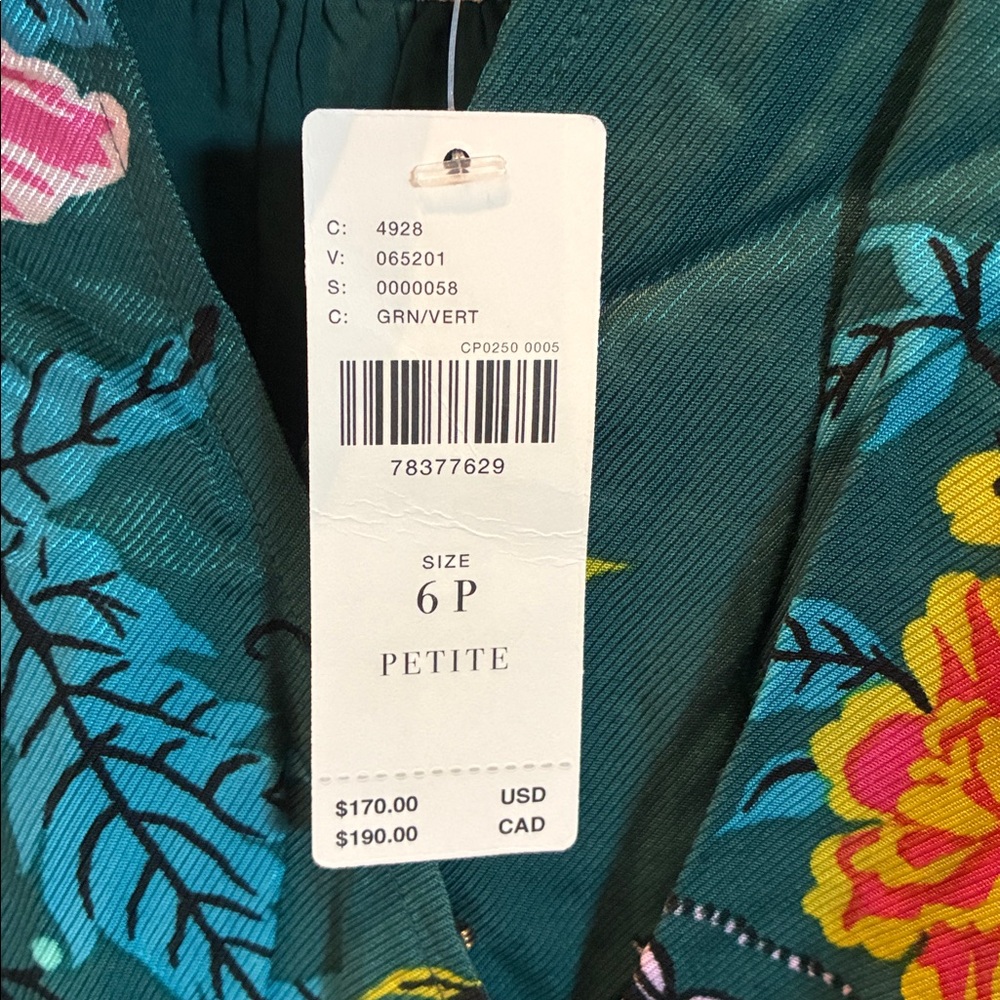 Anthropologie Floral Midi Dress - Picture 6 of 9